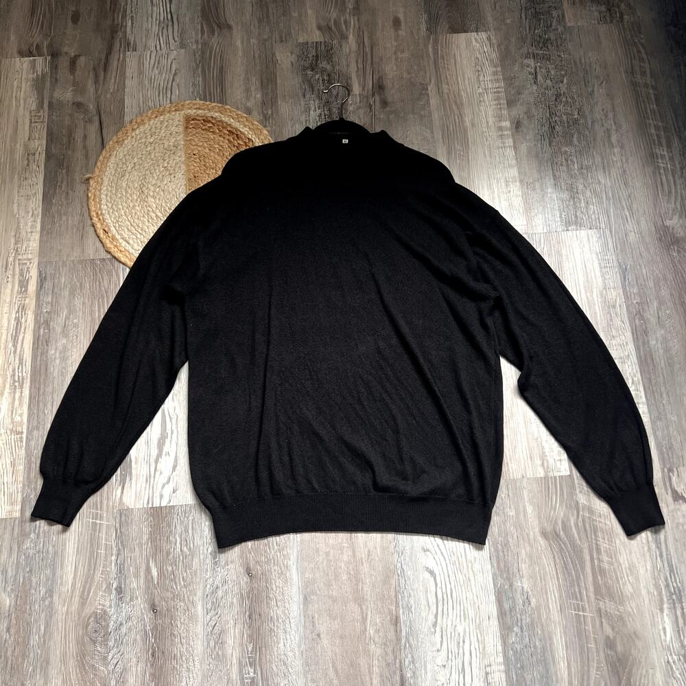 RAFFI Linea Uomo Made in Italy Mens Mock Neck Sweater